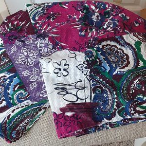 Signature Print Textured Sheer Scarf